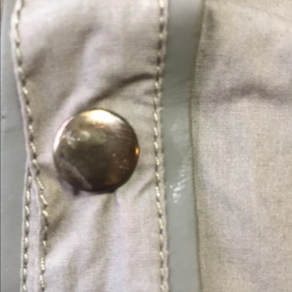 Max Men’s Short Sleeve Button Down Shirt Patched Army Green M - Picture 5 of 11